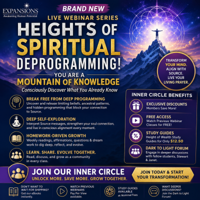Heights of Spiritual Deprogramming!  Live Webinar - Session 7